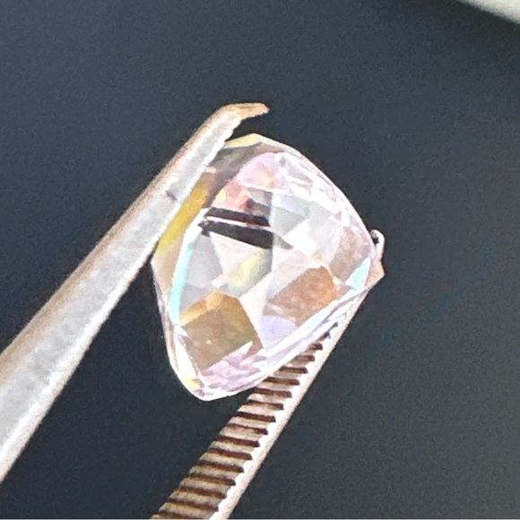 Amazing Pink Color Natural Kunzite 5.00 CT's Pink Kunzite Ring Size - Picture 14 of 17